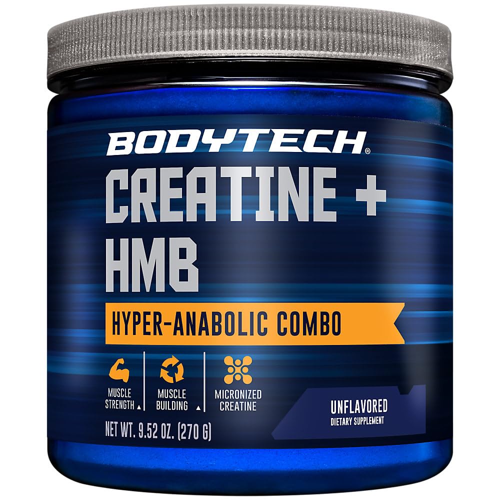 BodyTech Creatine + HMB a Hyper-Anabolic Combo a Unflavored (9.52 oz./30 Servings)