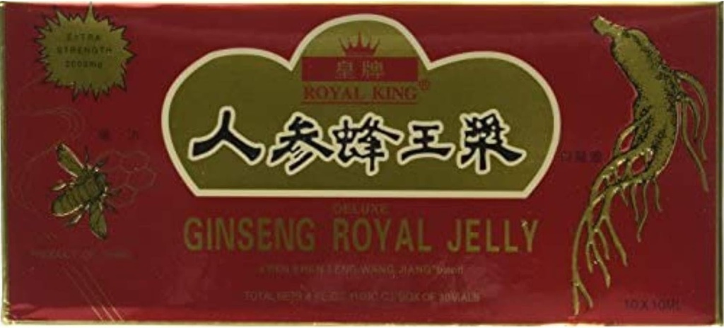 GINSENG ΠΡΟΪΟΝΤΑ Ginseng & Royal Jelly σε μια βάση μελιού 10 Φιαλίδιο, 0, 02 Λίρες