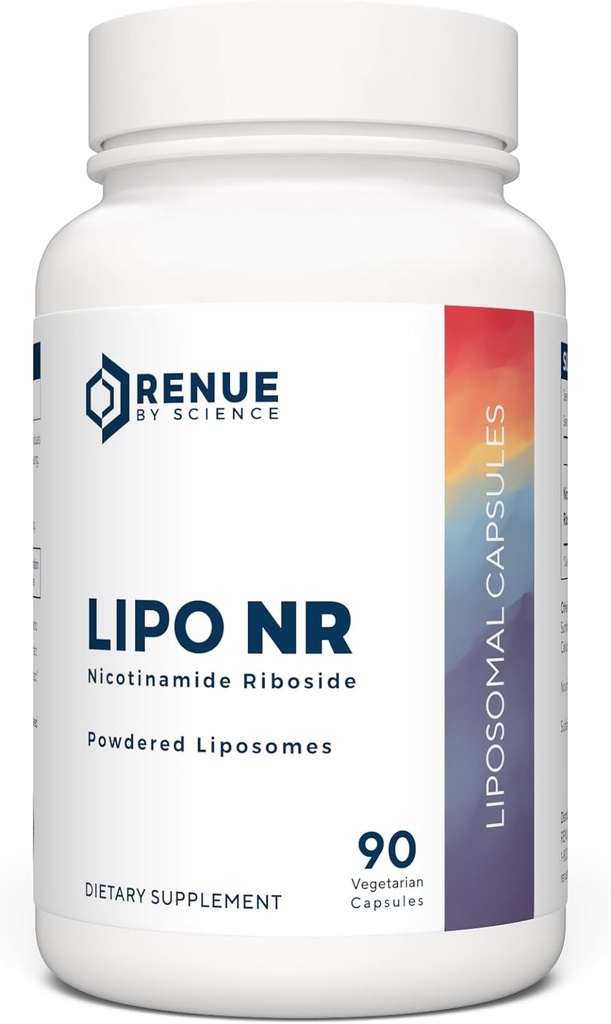 RENUE by Science Nicotinamid Riboside | High Strength Liposomal NAD Supplement | 90 Nicotinamid Capsules - 300 mg Nicotinamid Riboside in the USA Third-Party Tested in the USA Third-Party Tested