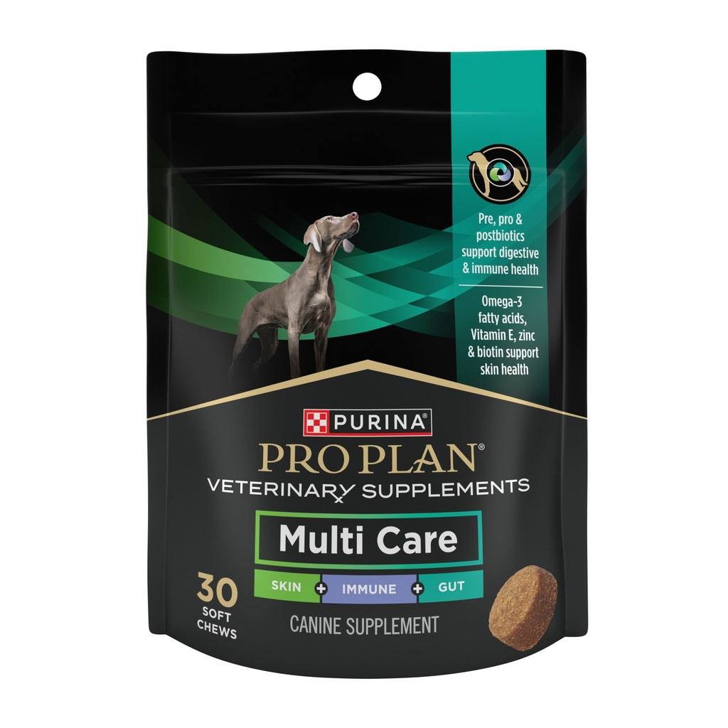 Purina Pro Plan Veterinary Supplements Multi Care Dog Supplements, Skin, Gut, and Immune Support for Dogs