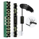 KEYYOU Lash Bond and Seal Black Bond and Seal Lash Glue 10ML Latex-Free Lash Cluster Glue Mascara for Long Lasting WaterProof Lash Extension Black-5ml+5ml