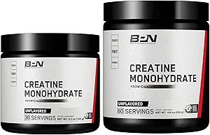 ΦΥΣΙΚΗ ΕΠΙΔΟΣΕΙΣ, BPN Pure Creatine Monohydrate Powder by Creapure 2PACK, 5g Creatine per Serving, Unflaved Creatine Powder, 90 Servings Σύνολο