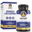 Tudca 500 mg, 60 Capsules (Tauroursodeoxycholic Acid)- Bile Salts Liver Support Supplement, Natural Bitter Taste- Vegan Friendly, Non GMO, Gluten Free Capsules by Ancient Bliss