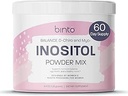 Binto Inositol Toz Mix | 60-Day Supply | 40:1 Myo ve D-Chiro Inositol | Hormon Dengesi ve Ovulation Support | Preservative Free Free Free