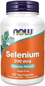 Şimdi Gıdalar Selenium 200 mcg VCaps, 180 ct (180)