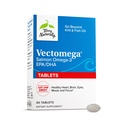 Terry Naturally Vectomega - Supplement with EPA & DHA - Omega-3 Tablets for Brain & Heart Health Support - Nutritional Supplement with Essential Fatty Acids & Peptides - 60 Tablets