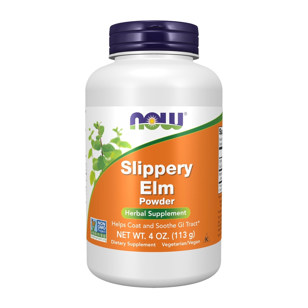 Şimdi Gıdalar Tamamlar, Terpery Elm Toz (Ulmus rubra), Non-GMO Projesi Doğrulandı, Herbal Supplement, 4-Ounce