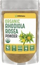 XPRS Nutra Organik Rhodiola Rosea Toz - Premium USDA Organik Rhodiola Tozu Biliş ve Rahatlama - Vegan Dostu Enerji ATM (4 oz)