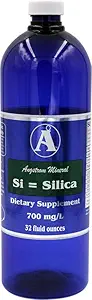 Silica Supplements by Angstrom Minerals - Sıvı Ionic Silica Mineral Su 32oz 700ppm