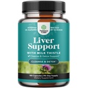 Liver Cleanse Detox & Tamir 180 Capsules - Herbal Liver Support Milk Thistle Supplements with Dandelion Root, Choline, Beetroot & Artichoke Extract
