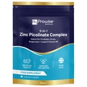 5-in-1 Zinc Picolinate Complex 50 mg | 365 Vegan High Strength Tablets Added with Copper and Vitamin B6 | 6 Months’ Supply | Made in UK by Prowise