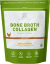 Amy Myers MD Bone Broth Collagen Toz - Organik Tavuk Kemik Broth - Gut Health & Ortak Destek için - 20 Hizmet, Tavuk Flavor
