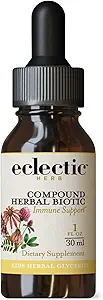 Eclectic Herbs Kid'in Herbal Biotic (Lemon Lime Flavor) | Non-GMO, Gluten-Free, Organic Wildcrafted, Soy Free, Kid Friendly | 1 fl oz (30 ml)