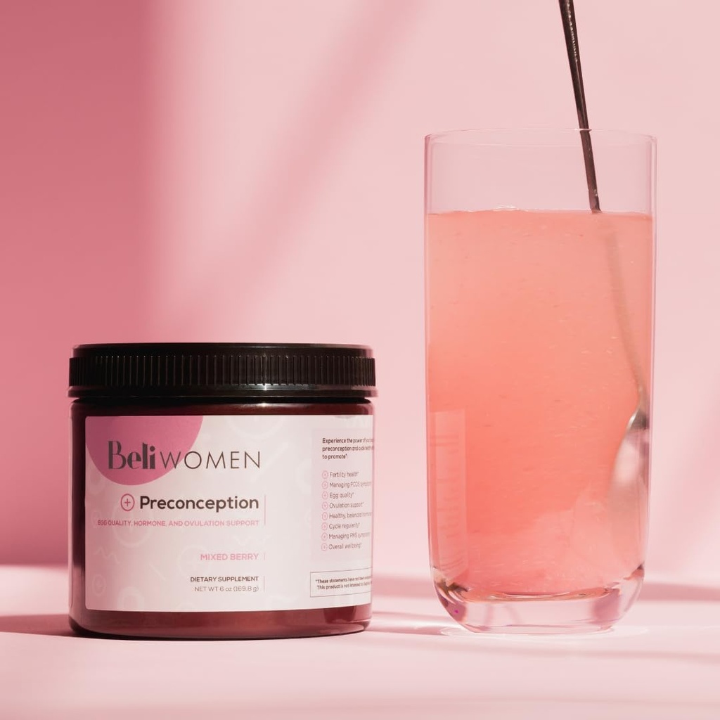 Fertness için Preconception Supplement, Yumurta Kalitesi, Plüferler ve Ovulation. Berry Flavored Drink Mix Toz - Psiko ve PMS için destek. Inositols, CoQ10, Acai, NAC ve daha fazlası ile yapılır.