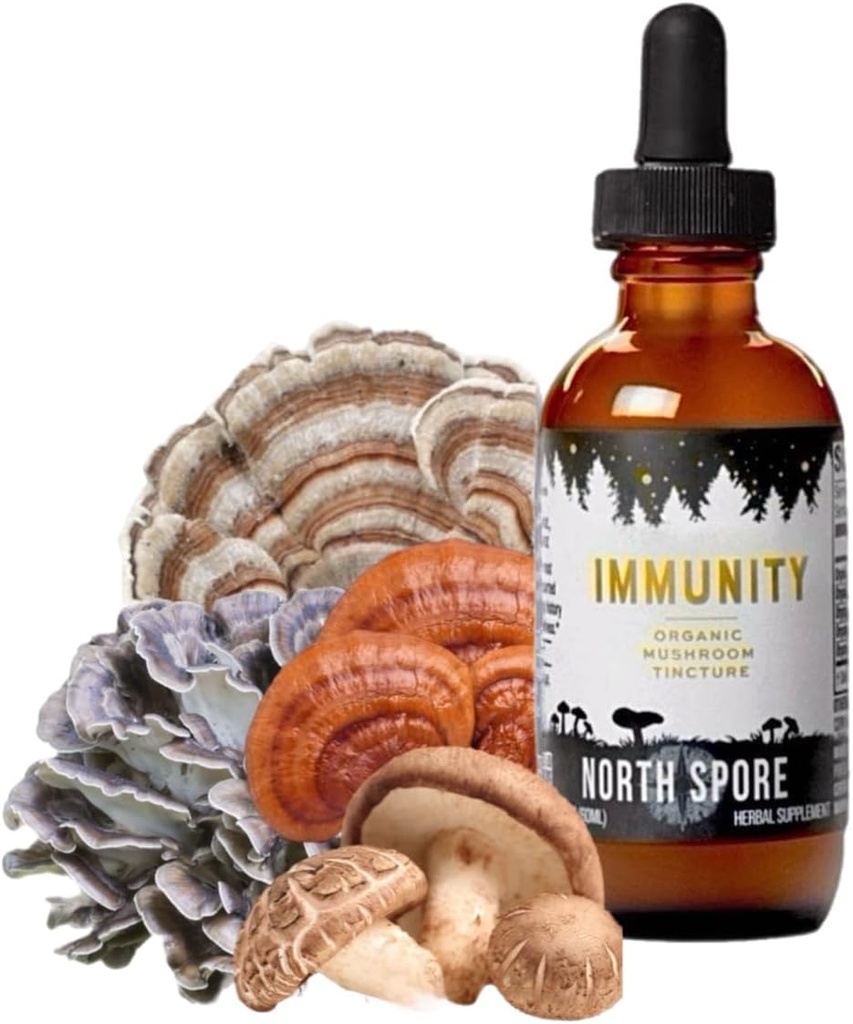North Spore Organic Immunity Mushroom Tincture (2 oz) 
