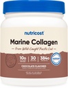 Nutricost Marine Collagen (Chocolate Flavor) 30 Hizmet - Vahşi Caught Pacific Cod Fish