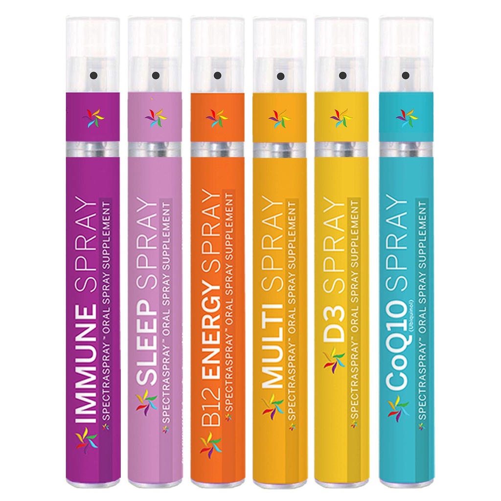 Spectraspray Spray Vitamins - Healthy Lifestyle Kit, 30 Day Supply per Spray
