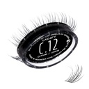 Lashify Curl 12mm Gossamer DIY Eyelash Refill, Black, Easy Fake Eyelashes for a Natural Look