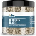 Earthborn Elements Agaricus Blazei 200 Capsules, Pure & Undiled, No Wordss