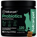 Probiotics For Dogs Soft Chews With Pumpkin, Papaya & Prebiotic Inulin – Dog Probiotic With 6-Strain Blend – Supports Dog Digestive Balance – Gut Health For Dogs – Chicken Flavor, 120 Chews