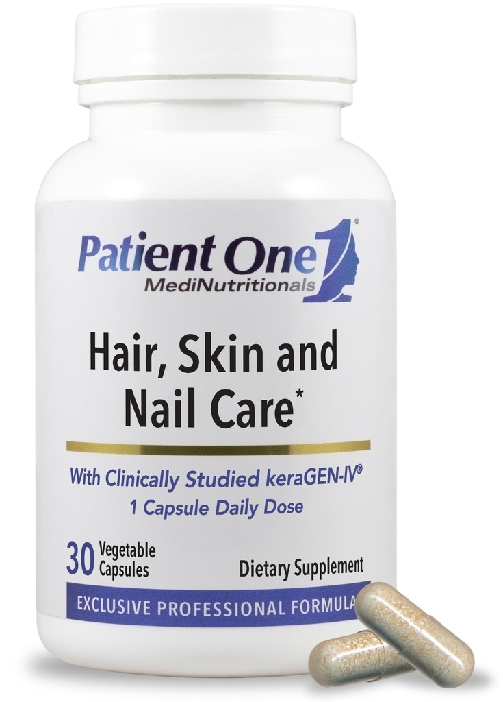 Hasta Bir Saç, Skin & Nail Bakım | Güçlü Çığları ve Sağlıklı Saç ve Skin* | Keratin, Collagen ve More | 30 Capsules