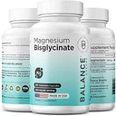 Magnesium Bisglycinate 200mg - High Absorption Chelated Magnesium Supplement - Gentle on Stomach, Gluten-Free, Supports Sleep, Muscle Cramps & Positive Mood - 120 Capsules (Pack of 1)