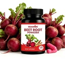 Beet Root Powder Dietary Supplement Capsules, 2000mg per Serving, 120 Capsules