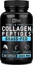 Zeal Naturals Collagen Capsule Collagen Pills (360 Capsules) Grass Fed Collagen Pepetide Toz - Hydrolyzed Collagen Toz OrtakTendon TamamHair Skin ve Nails -