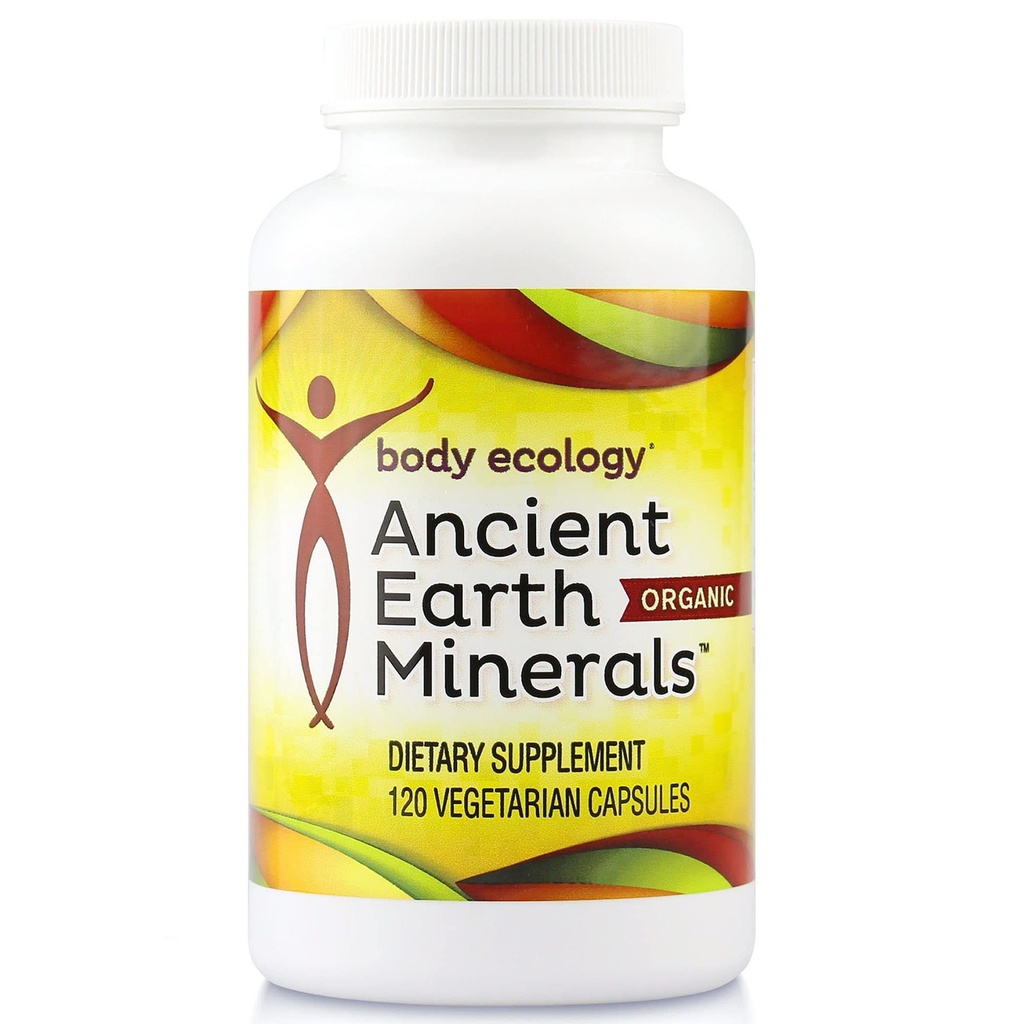 Body Ecology Antik Dünya Mineralleri |% Plant-Derived Trace Mineral Supplement | Builds Immunity| Discovers Detoxification | Non-GMO | 120 Vegetarian Count