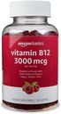 Temeller B12 3000 mcg Gummies, Normal Enerji Üretimi ve Metabolism, Immune System Support, Raspberry, 200 Count (2 Packs of 100), 100 hizmet veren başına 2,