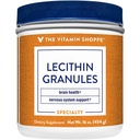 Dükkan Vitamini Lecithin Granules - Essential Fatty Asits Doğal Kombinasyonu Beyin & Nerve Fonksiyonları Desteklemek için, %100 Soy bazlı, Daily (16 Ounces Toz)