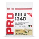 GNC Pro Performance Bulk 1340 - Protein Powder for Active Lifestyles - Sports Nutrition for Muscle Fuel - Nutrient-Dense Blend with Creatine & Glutamine - Vanilla Ice Cream - 116.19 oz (9 Servings)