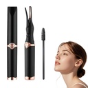 Heated Eyelash Curlers, Rechargeable Electric Heated Eyelash Curler, Rapid Temperature Control for Quick Natural Long, Portable Curling Wand for Travel (Black)