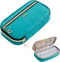 BAGSFY Pill Organizer Case 2 Times a Day- Weekly Medicine Organizer Travel Pill Box with Re estate 7 Day Medicine Case Konteyner for Fish Oil, Vitamin, Supplement, Supplement