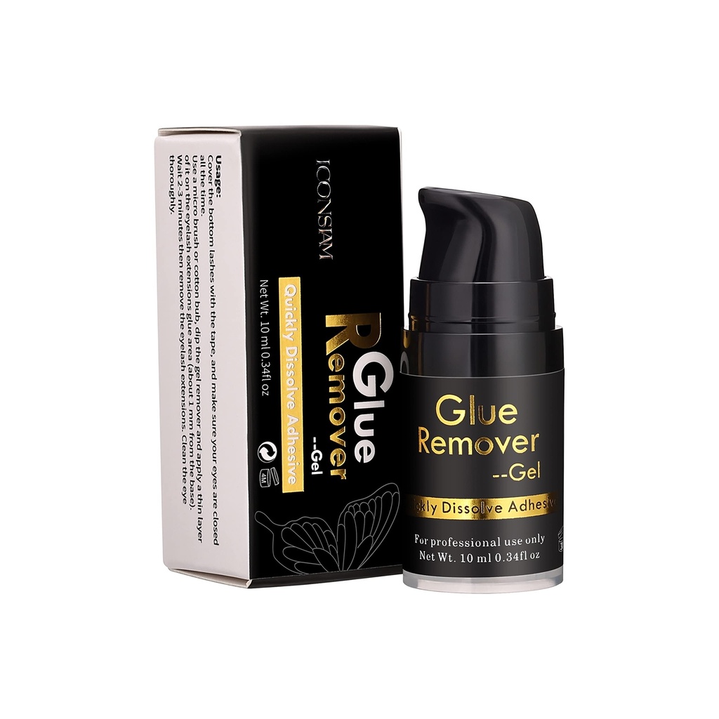 Rapid Gel Remover 2 Min Eyelash Extension Adhesive Remover 10ml Glue Remover For Removing Eyelashes Odor Free Lash Remover Dissolve Adhesive Bond Quickly, Pleasant Feel After Usage