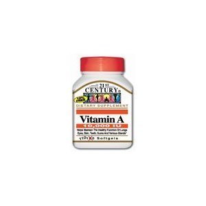 21st Century, Vitamin A, 10,000 IU, 110 Softgels