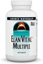 Source Naturals Elan Vital Multiple - Υποστηρίζει τον εγκέφαλο, την καρδιά, το συκώτι, το ανοσοποιητικό, την ενίσχυση της ενέργειας - 180 δισκία