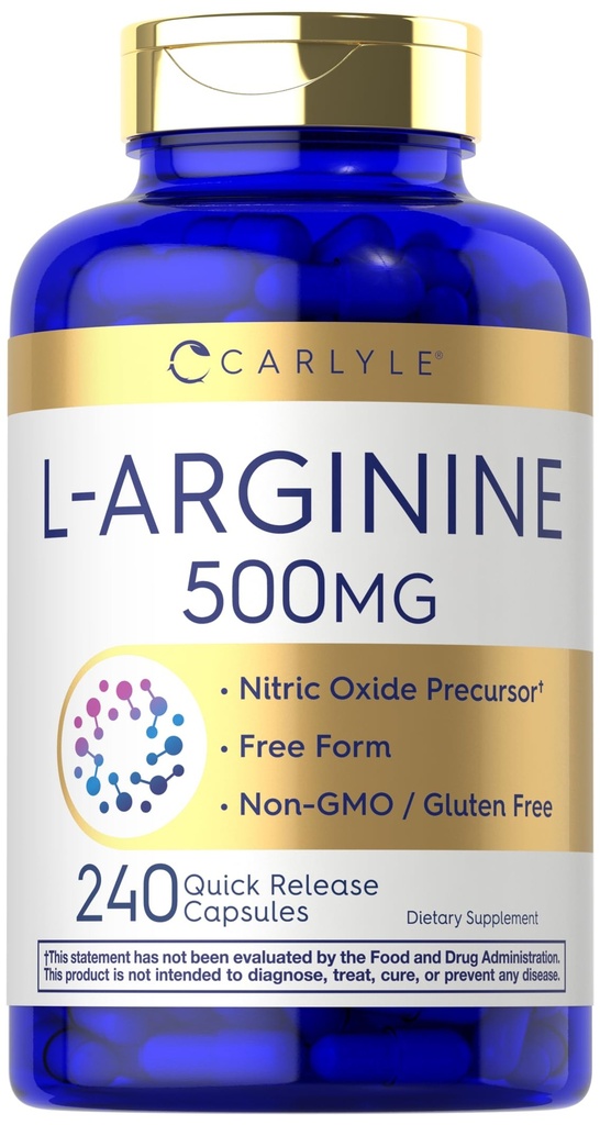 Carlyle L-αργινίνη 500mg κάψουλες 