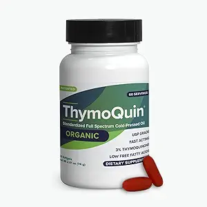 Organik Cold-Pressed Black Seed Oil Capsules for Skin, Joint, Metabolic & Immune Health | USP-Grade Pure Nigella Sativa with 3% Senmoquinone | Non-GMO Black Cumin Tohum Oil, 60 Softgel