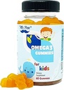 60 Gummies | 2 Aylık Malzemeler | Tasty Orange Flavor | 4+ Years | Omega-3 with EPA & DHA, Omega 3 for Kids, Omega 3 Gummies, Fish Oil Gummies, Omega-3 Fatty Acids Gummies, Omega-3