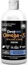Köpekler ve Kediler için Balık Yağı - Kediler ve Köpekler için Hayvanlar Omega 3 için Güzel - Skin & Coat için Tamam, Itching, Shedding, Commons & Immune Health - 100% Pure Omega Fish Oil with EPA & DHA (32 oz)