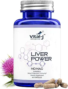 21-in-1 Liver Support Supplement, Liver Cleanse Detox & Tamir - W/Milk Butle, çinko, Beetroot & Artichoke, Choline & Dandelion Root for Digestion & Immunity - 60 Capsulestion