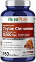 NusaPure Ceylon Cinnamon20:1 Extract, 500 mg Ισοδύναμο με 10. 000 mg ανά καψάκιο 