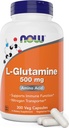 Şimdi L-Glutamine 500 mg 300 Veg Capsules - Non-GMO Supplement - Vegan Lglutamin Caps
