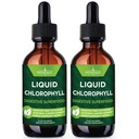 YENİ AGE Chlorophyll Liquid Drops - Doğal Yoğun - Enerji Uyarısı, Digestion ve Immune System Supports, Internal Deodorant, Liver Function - (2 Fl Oz (Pack of 2))