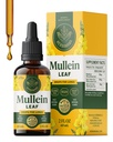 Dungs için HERBAMAMA Mullein Drops - Vegan Mullein Leaf Extract for Lungs Cleanse Support - Non-GMO, Alkol & Sugar-Free Respiratory Supplement, 28-Day Supply