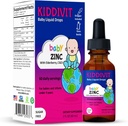 Kiddivit Bora Bebek Sıvı Yaşlılar, Vitamin D3 & C – Gentle Immune Support Supplement – 60 Günlük Hizmetler, Inulin Forized Prebiyotik Fiber – Sugar Free, Gluten Free, Vegetarian, 2oz
