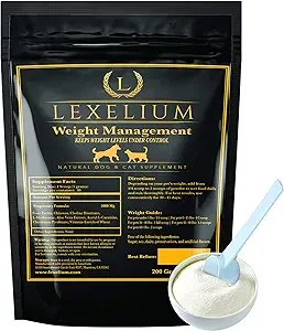 Cats & Köpekler için Organik Kilo Yönetimi Tamam | 100% Doğal Pet Supplement Toz | Kilo kaybı ve Curbing Appetite ile Yardım | Cats ve Köpekler Overeating | 200 Grams