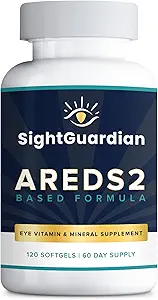 AREDS2 Temel Göz Vitamini-Mineral Supplement (120 ct. 60 Günlük Supply) - Saçlar için Temel Tamam - Low çinko Formula - Eye Vision Supplement ve Vitamin Vitamin