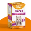 BIOFUR: Omega 3 Supplement for Cats & Dogs - Puppy Essentials & Dog Allergy Relief - Vitamins, Minerals for Feline & Canine Skin, Coat Health, Nutrition, Well-Being, Orange